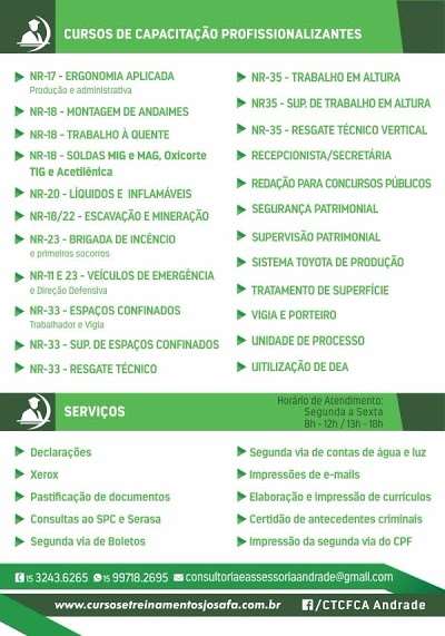 Ctcfca - centro de treinamento e cursos de formação continuada andrade foto 2